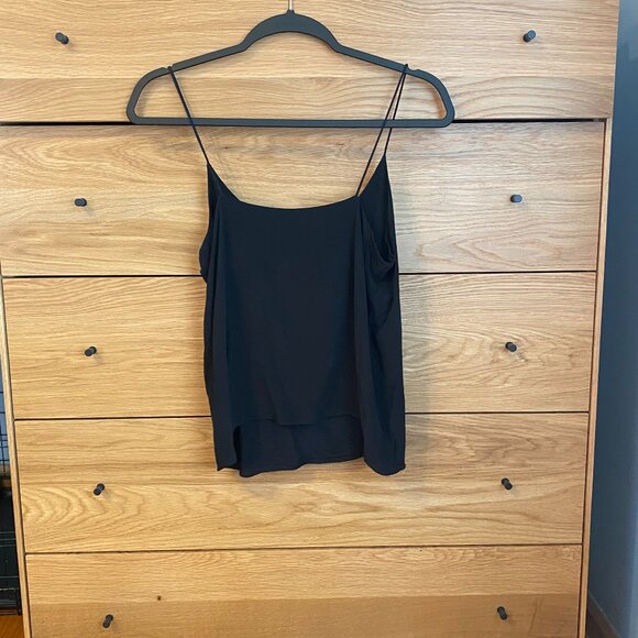 Everlane 100% Silk Black Tank/Cami top - Picture 2 of 4